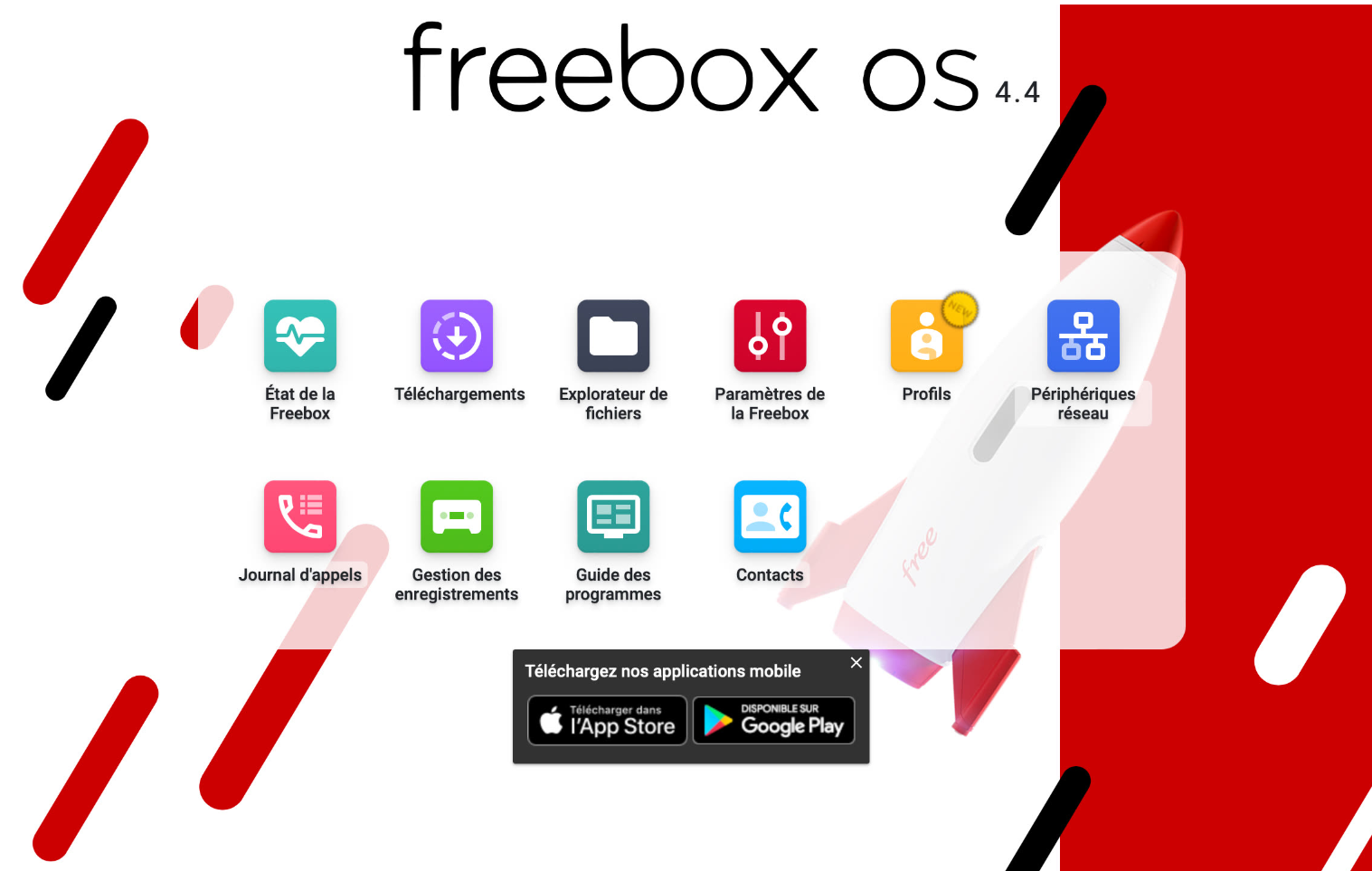 Freebox OS login to